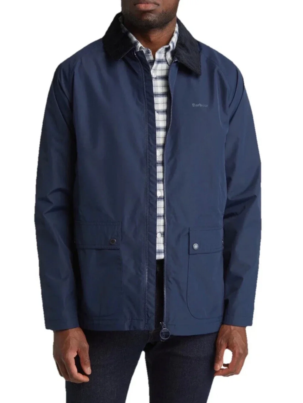 NEW, Barbour Men's Domus Water Resistant Jacket in Navy Sz M #SJ2453